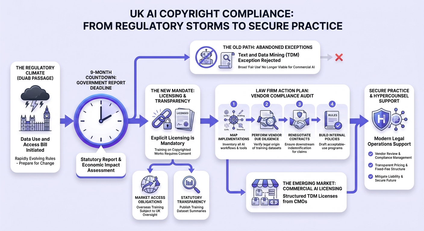 Infographic: Preparing for the UK’s 9-Month AI Copyright Report Deadline