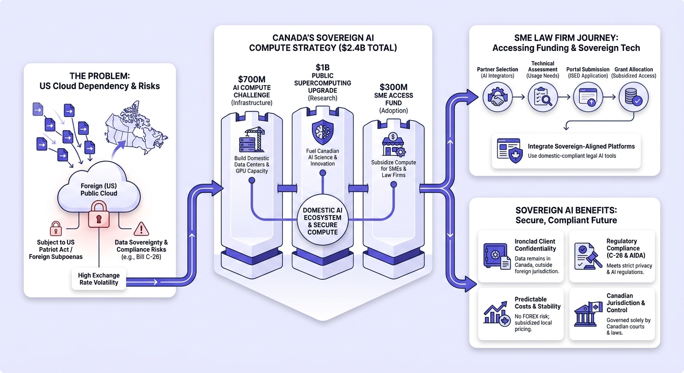 Infographic: How Canada's $700M Sovereign AI Fund Impacts Legal Tech