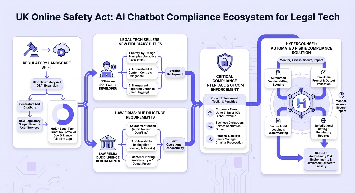 Infographic: AI Chatbots in the UK: An Online Safety Act Summary for Legal Tech and Law Firms