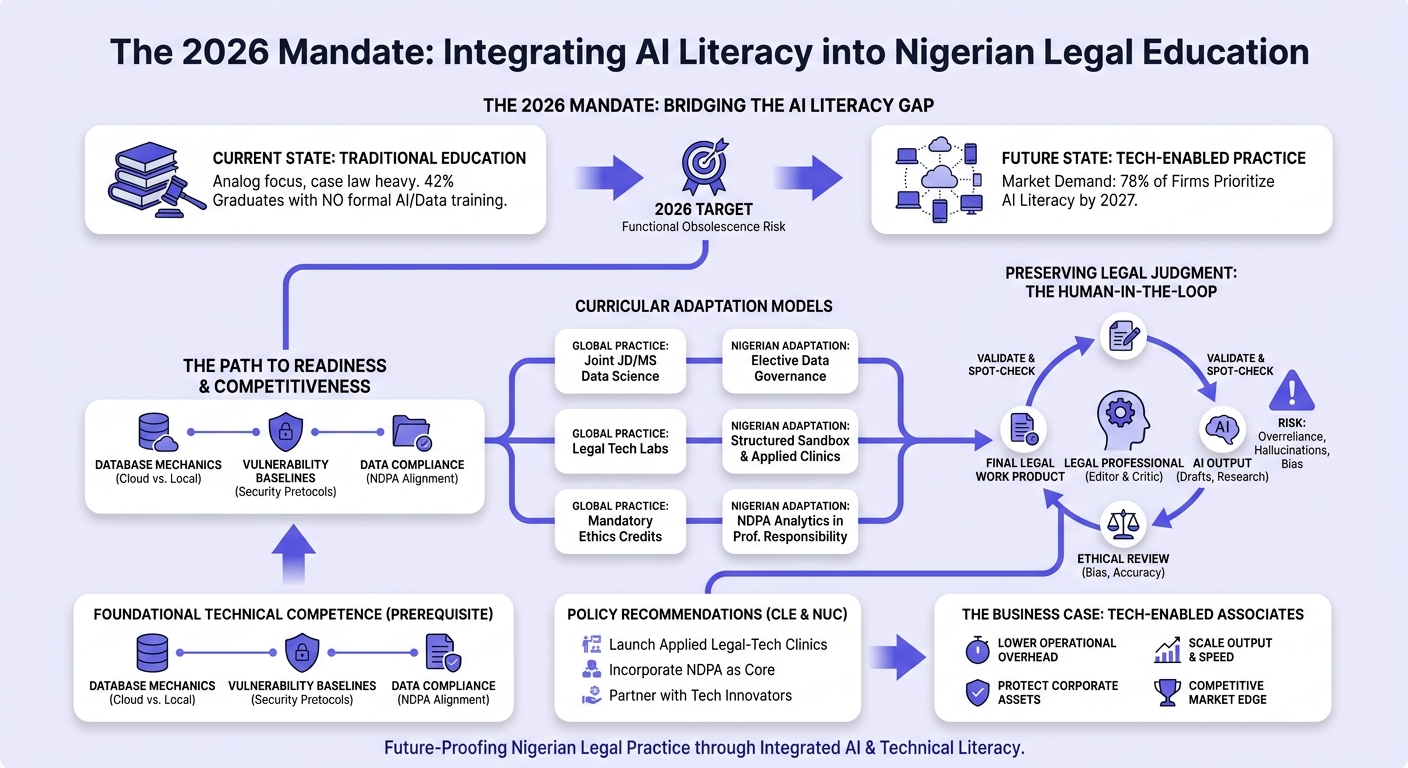 Infographic: Preparing for Tech Law Firms in Nigeria: Why We Must Integrate AI Literacy into Legal Education by 2026